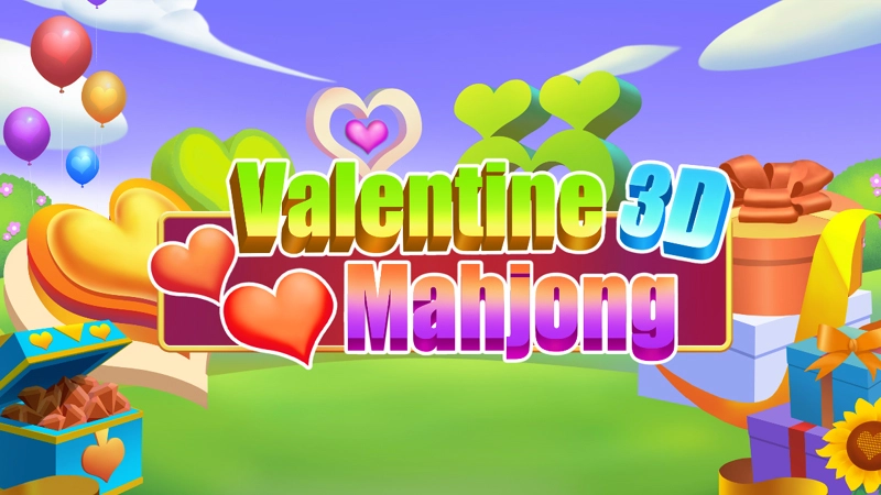 Valentine 3D Mahjong